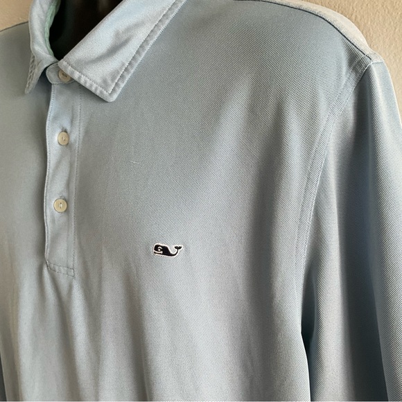 Vineyard Vines performance polo size XXL (P1) in light blue - Picture 3 of 7